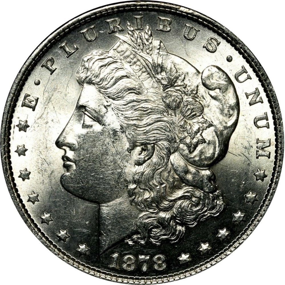 1878-Morgan-Dollar-7-Tail-Feathers-Reverse-Of-1879